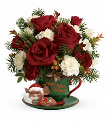 Send a Hug Waiting For Santa Flower Power, Florist Davenport FL